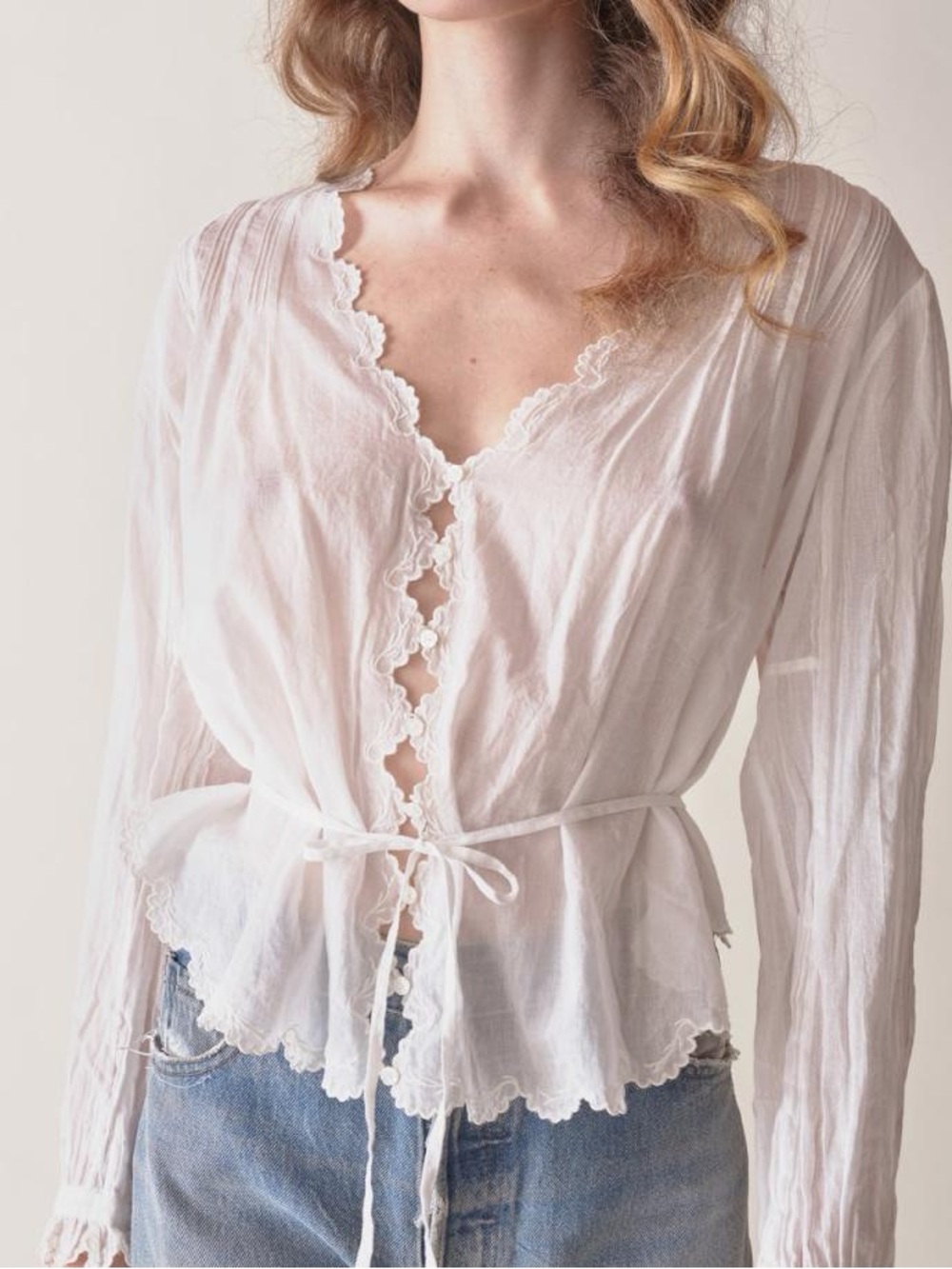 Doen Elayne Top in Salt XXS